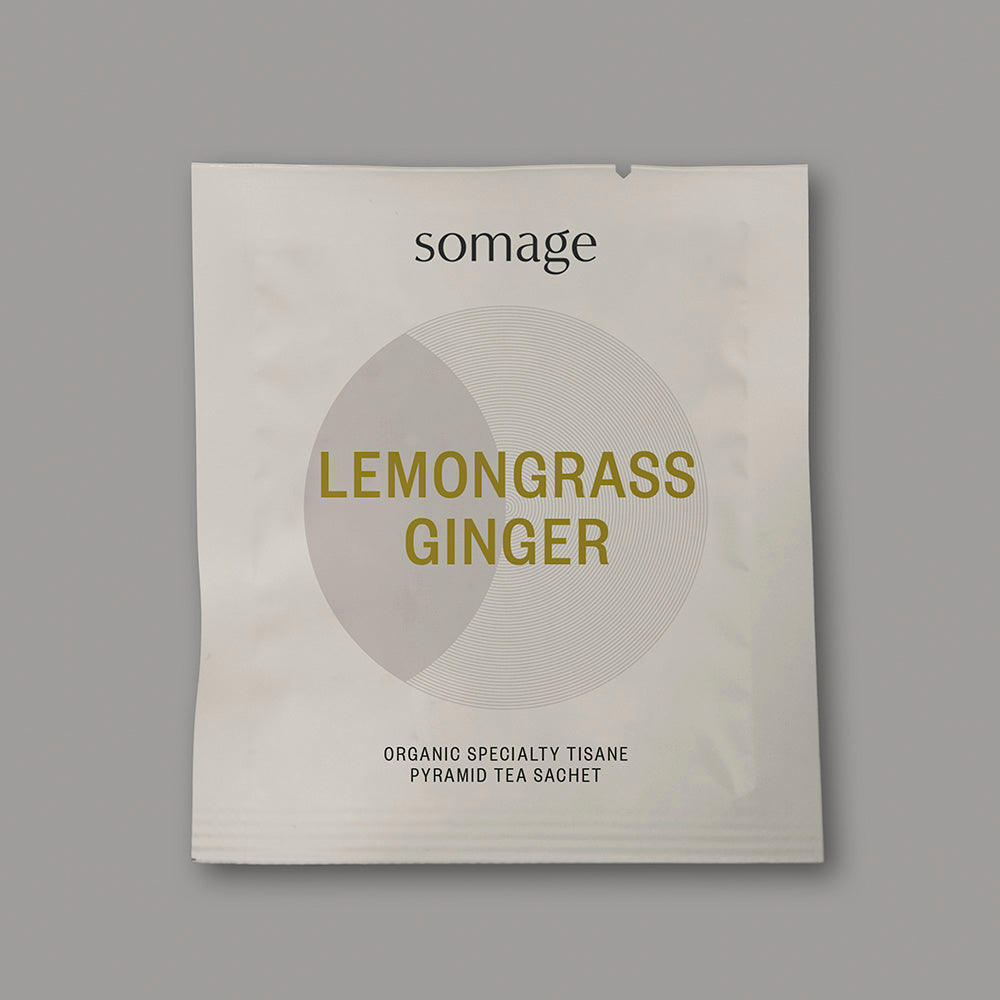Lemongrass & Ginger Pyramid Sachet (individually wrapped)