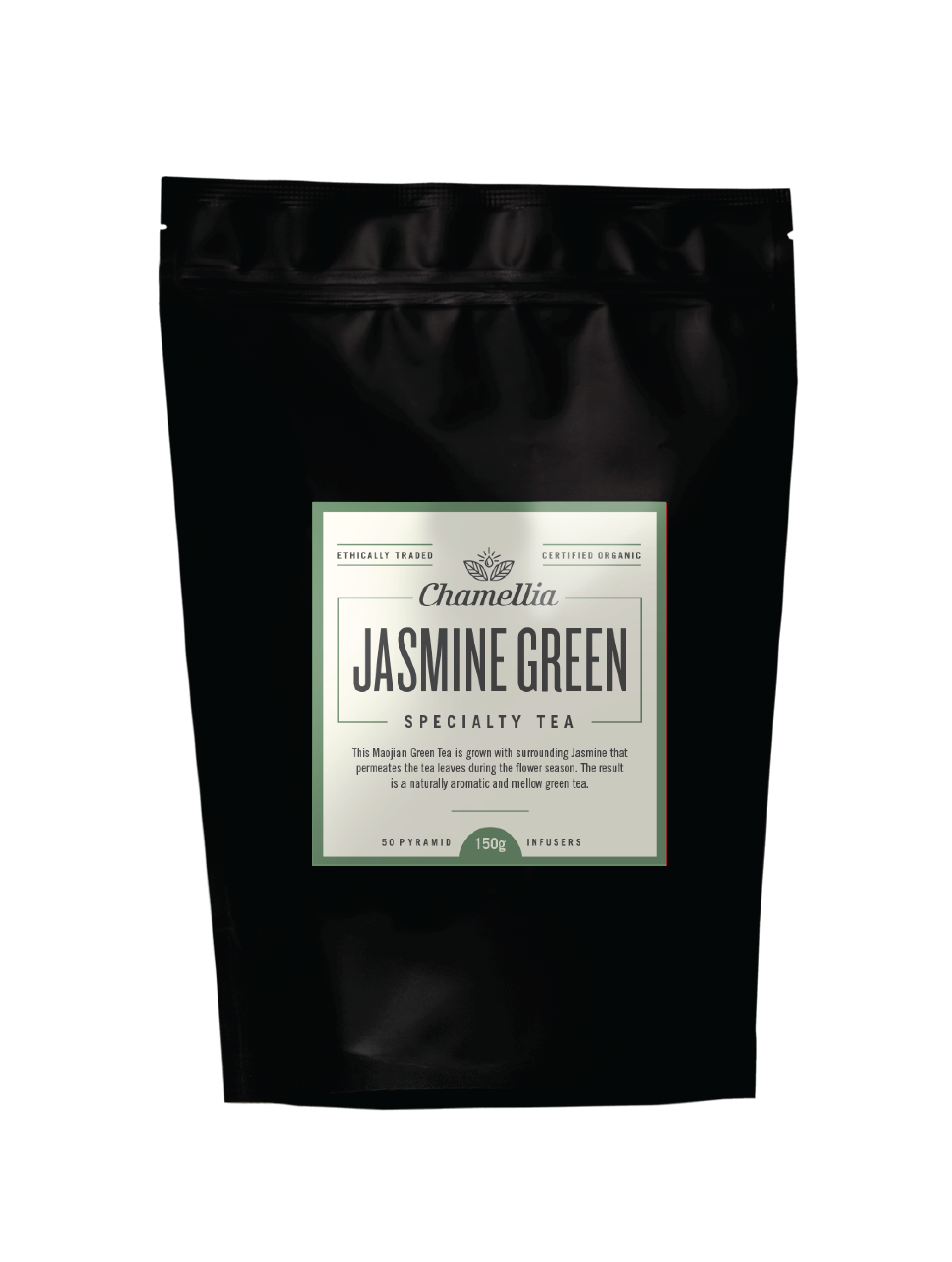 Jasmine Green Pyramid Bags